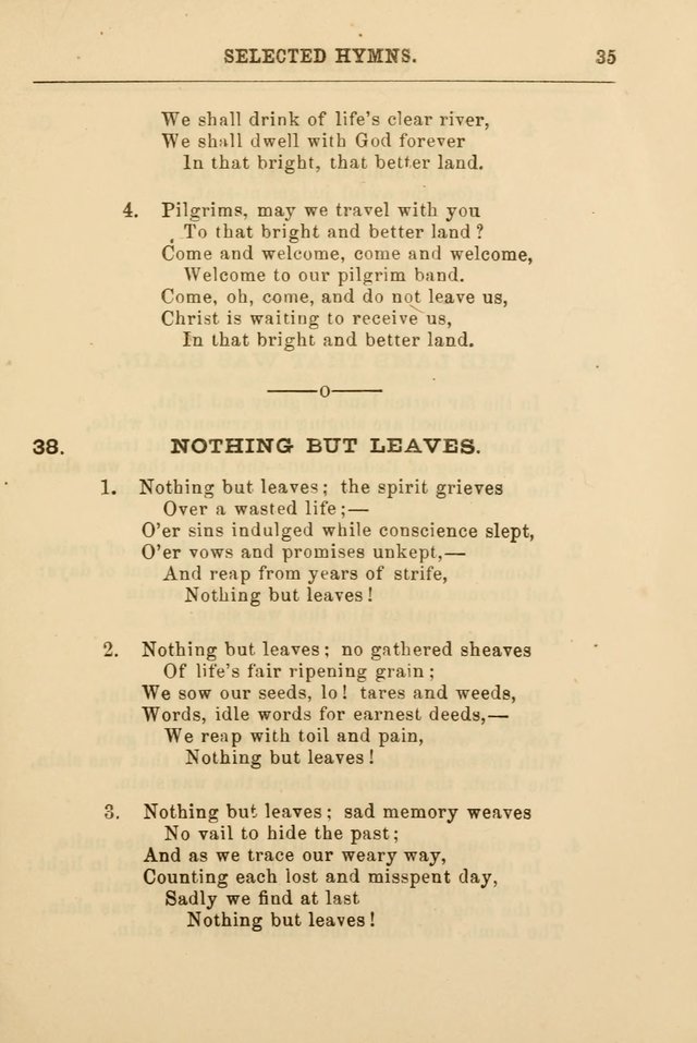 A Selection of Hymns: printed only for the use of the sabbath school of the Tenth Presbyterian Church, of Philadelphia page 42