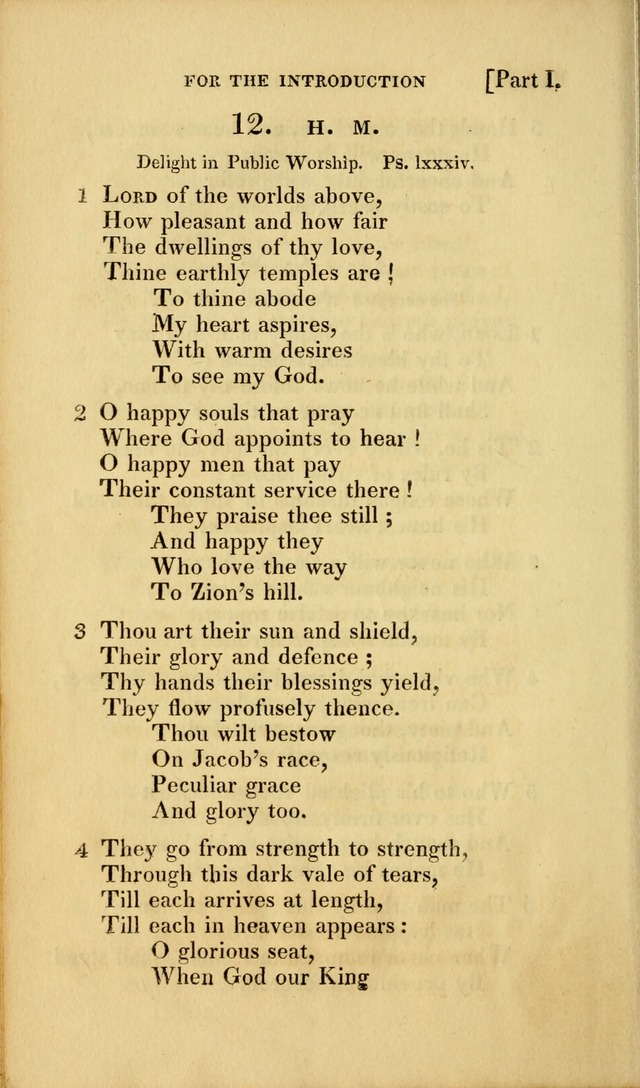 A Selection of Hymns and Psalms for Social and Private Worship (2nd ed. Enl. and Imp.) page 10