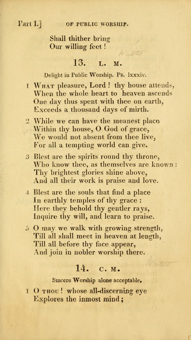 A Selection of Hymns and Psalms for Social and Private Worship (2nd ed. Enl. and Imp.) page 11
