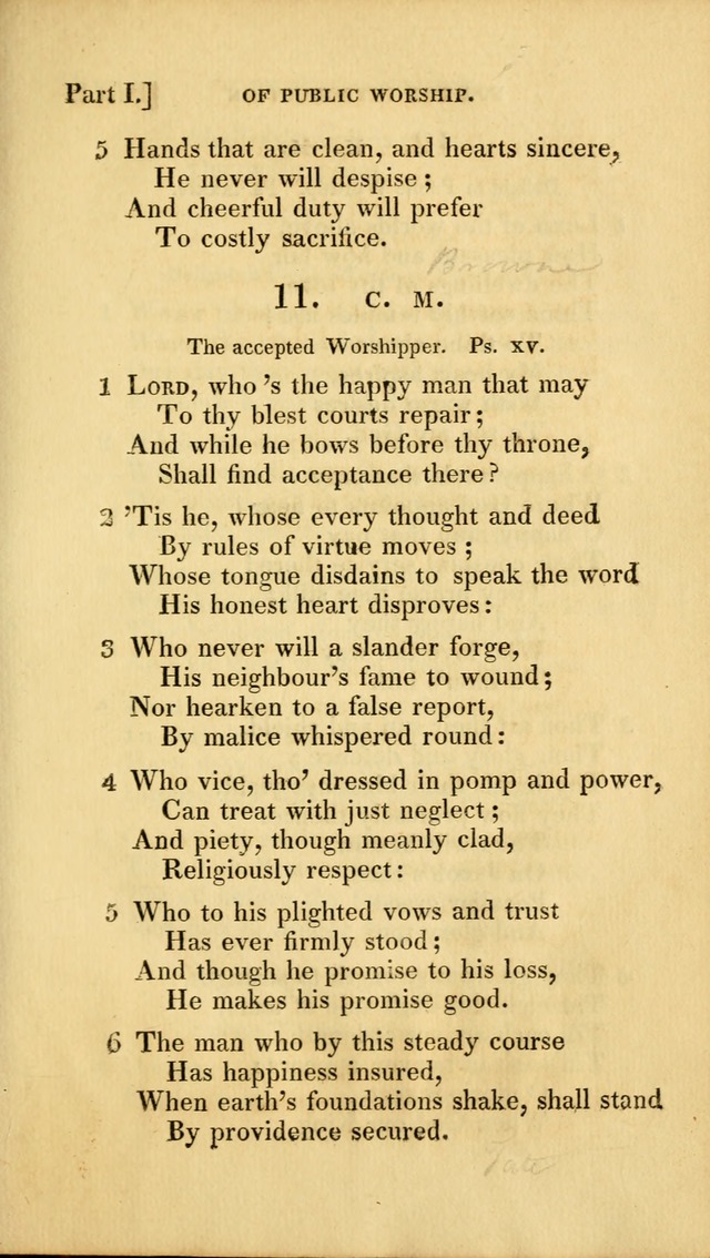 A Selection of Hymns and Psalms for Social and Private Worship (2nd ed. Enl. and Imp.) page 9