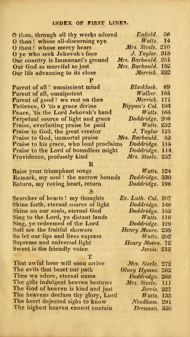 A Selection of Hymns and Psalms for Social and Private Worship (2nd ed. Enl. and Imp.) page xix