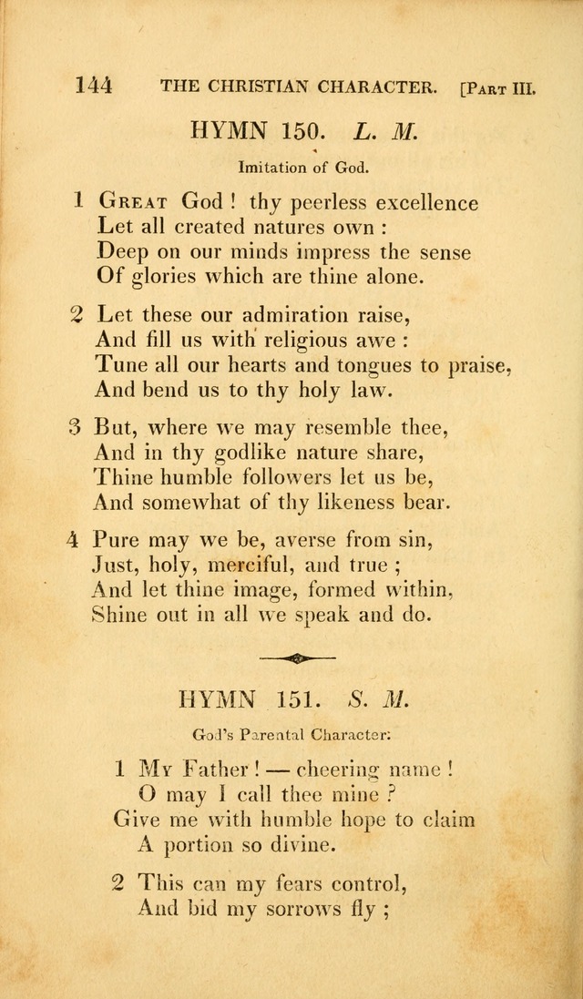 A Selection of Hymns and Psalms: for social and private worship (3rd ed. corr.) page 144