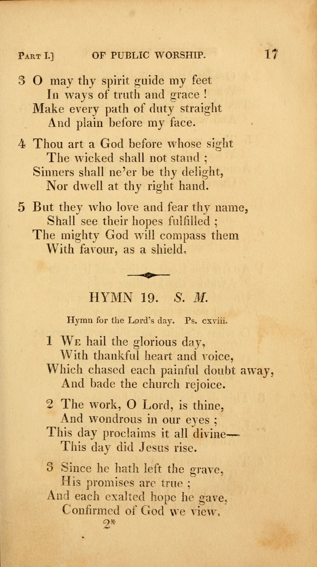 A Selection of Hymns and Psalms: for social and private worship (3rd ed. corr.) page 17