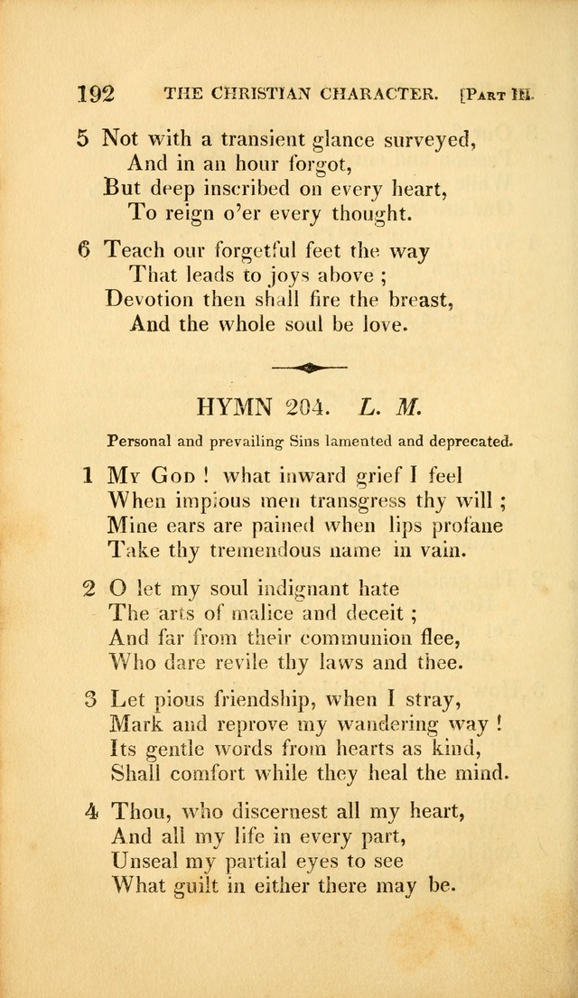 A Selection of Hymns and Psalms: for social and private worship (3rd ed. corr.) page 192