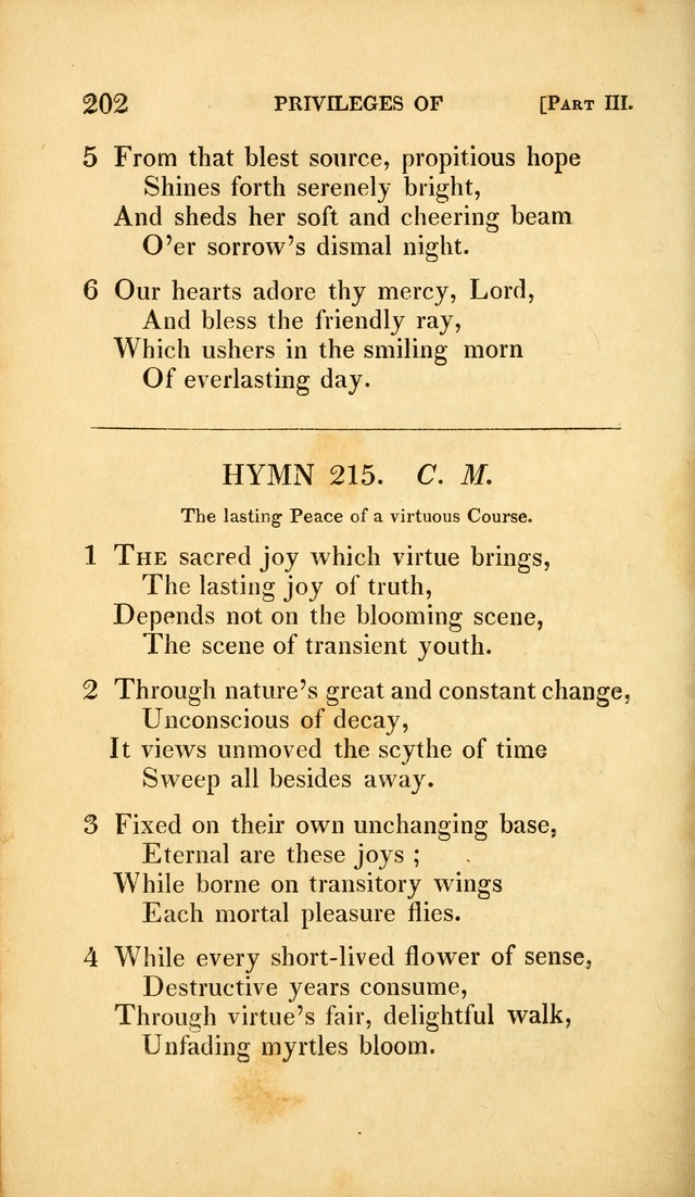 A Selection of Hymns and Psalms: for social and private worship (3rd ed. corr.) page 202