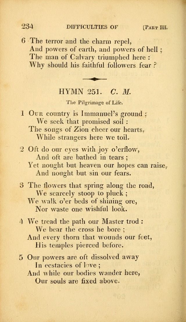 A Selection of Hymns and Psalms: for social and private worship (3rd ed. corr.) page 234