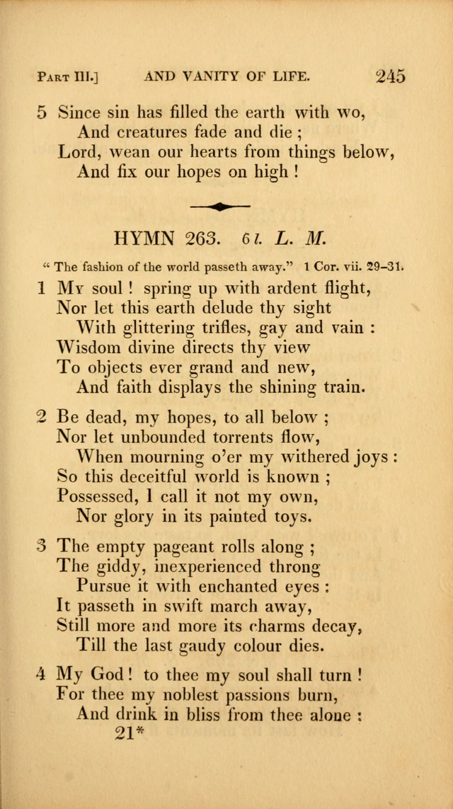 A Selection of Hymns and Psalms: for social and private worship (3rd ed. corr.) page 245