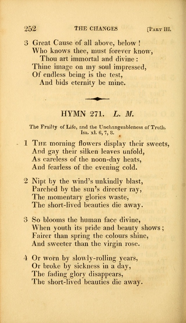 A Selection of Hymns and Psalms: for social and private worship (3rd ed. corr.) page 252