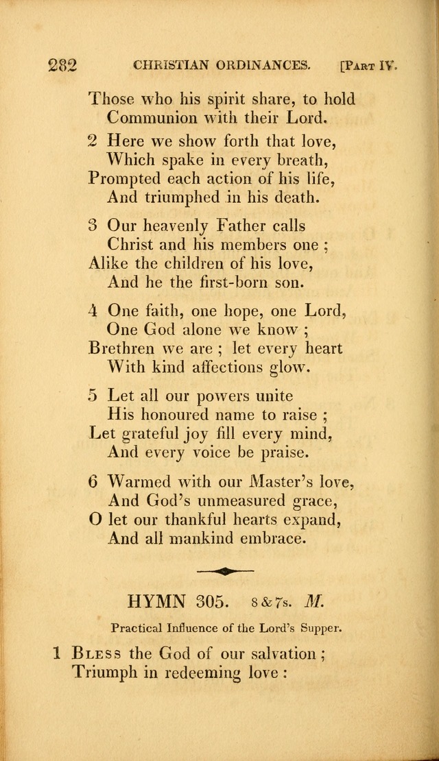 A Selection of Hymns and Psalms: for social and private worship (3rd ed. corr.) page 294