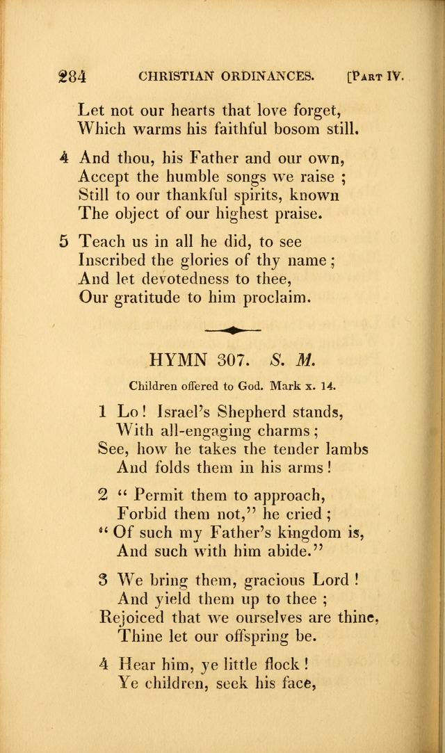 A Selection of Hymns and Psalms: for social and private worship (3rd ed. corr.) page 296