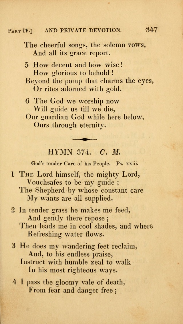 A Selection of Hymns and Psalms: for social and private worship (3rd ed. corr.) page 359