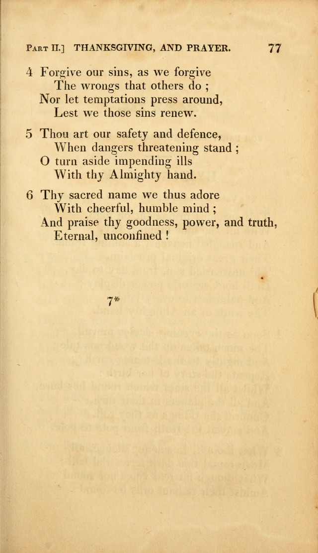 A Selection of Hymns and Psalms: for social and private worship (3rd ed. corr.) page 77