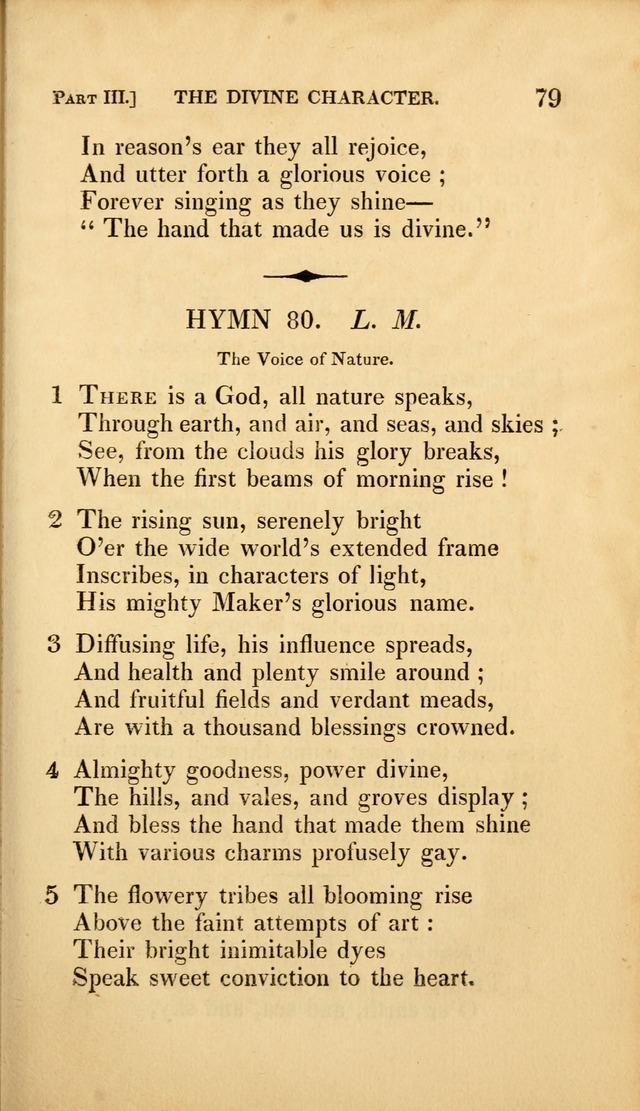 A Selection of Hymns and Psalms: for social and private worship (3rd ed. corr.) page 79