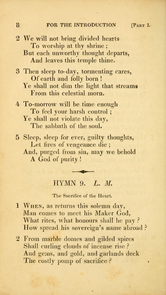 A Selection of Hymns and Psalms: for social and private worship (3rd ed. corr.) page 8