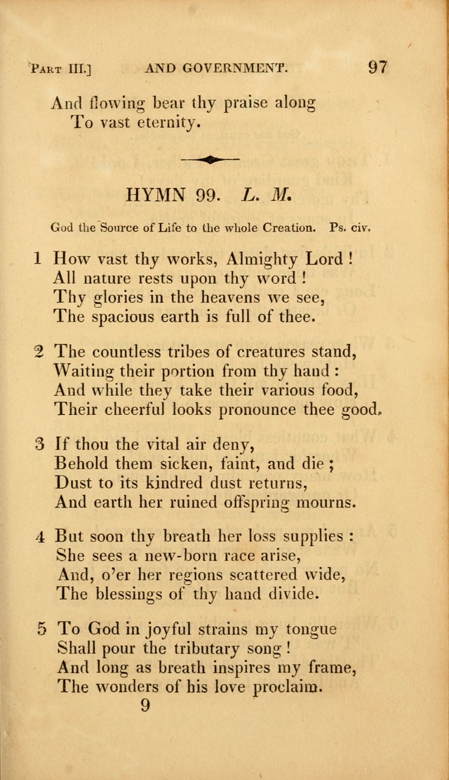 A Selection of Hymns and Psalms: for social and private worship (3rd ed. corr.) page 97