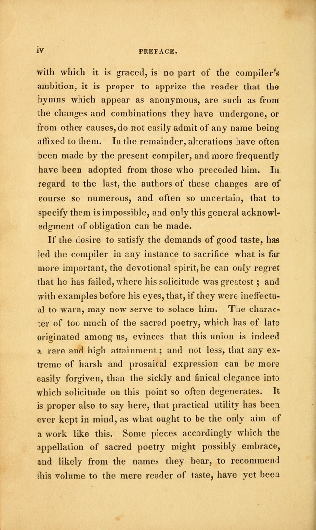 A Selection of Hymns and Psalms: for social and private worship (3rd ed. corr.) page xii
