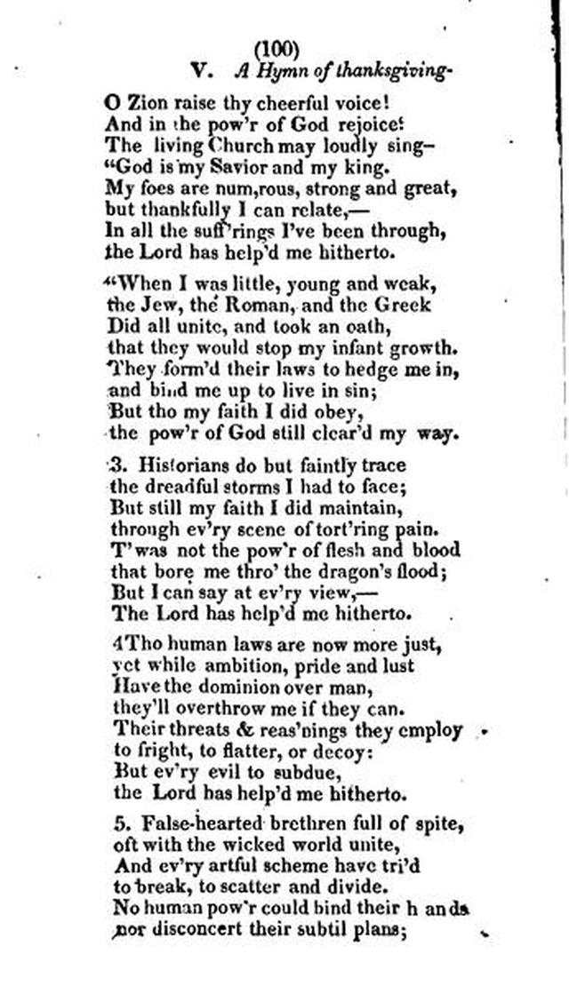 A Selection of Hymns and Poems, for the Use of Believers, Collected from Sundry Authors page 101