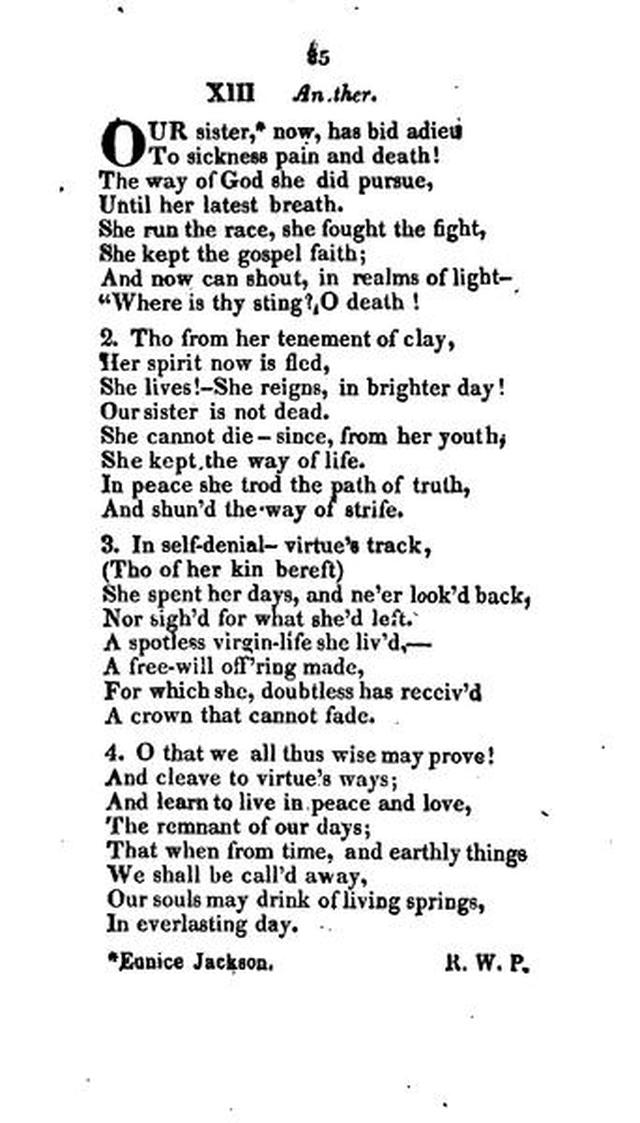 A Selection of Hymns and Poems, for the Use of Believers, Collected from Sundry Authors page 86