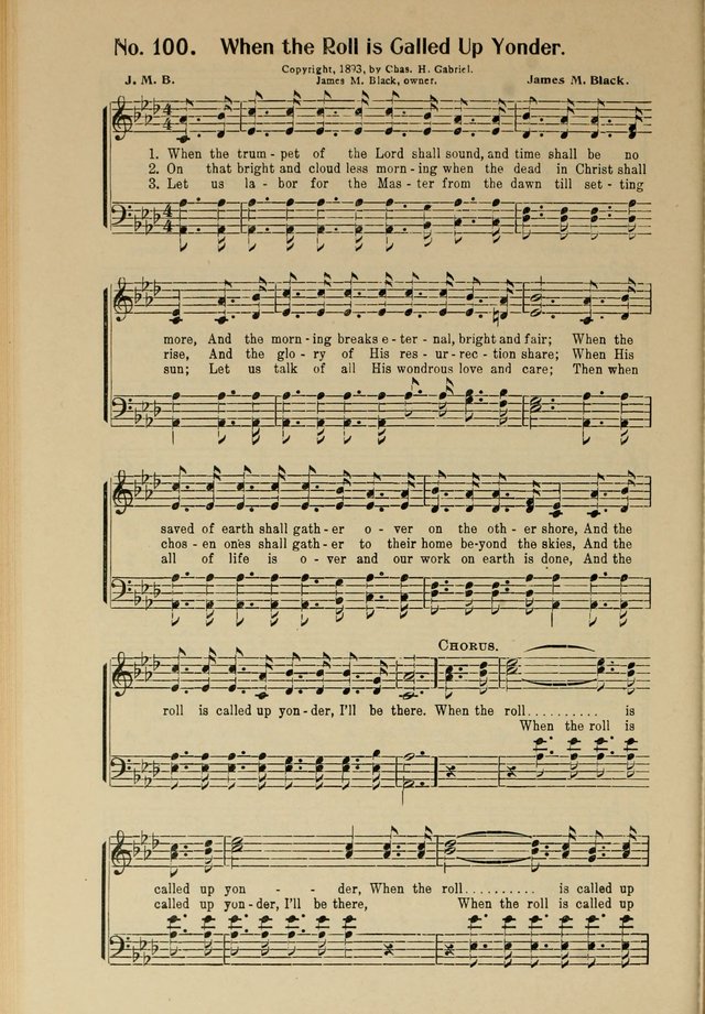 Songs of Help: for the Sunday school, evangelistic and church services page 100