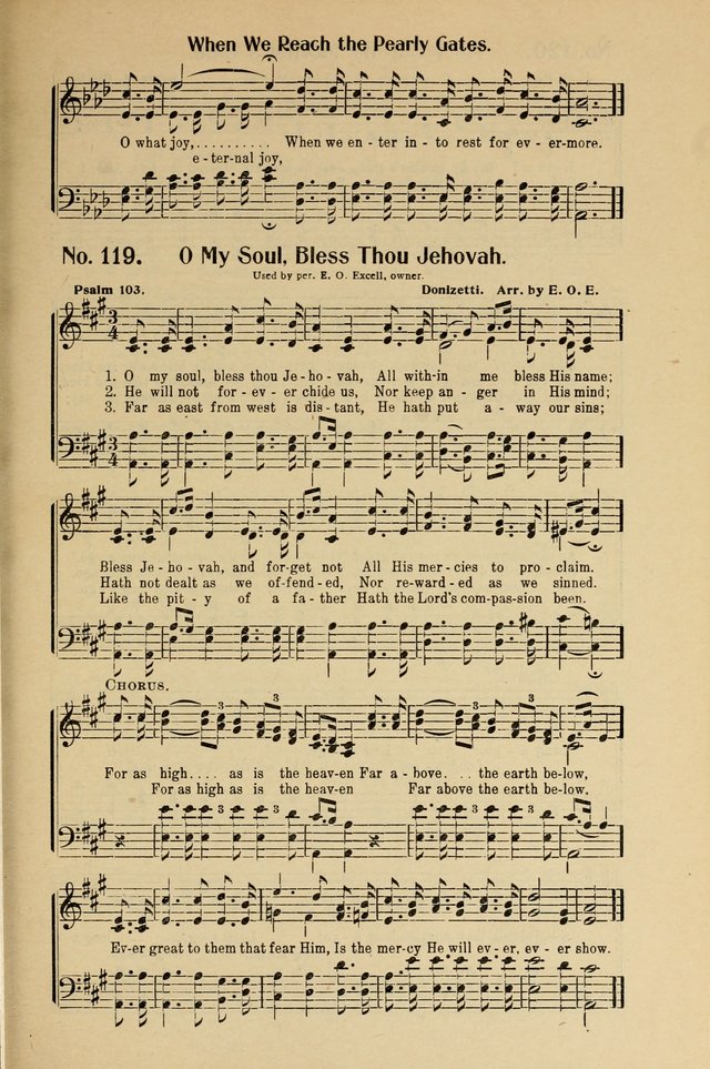 Songs of Help: for the Sunday school, evangelistic and church services page 119