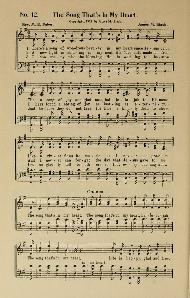 Songs of Help: for the Sunday school, evangelistic and church services page 12
