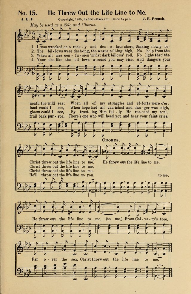 Songs of Help: for the Sunday school, evangelistic and church services page 15