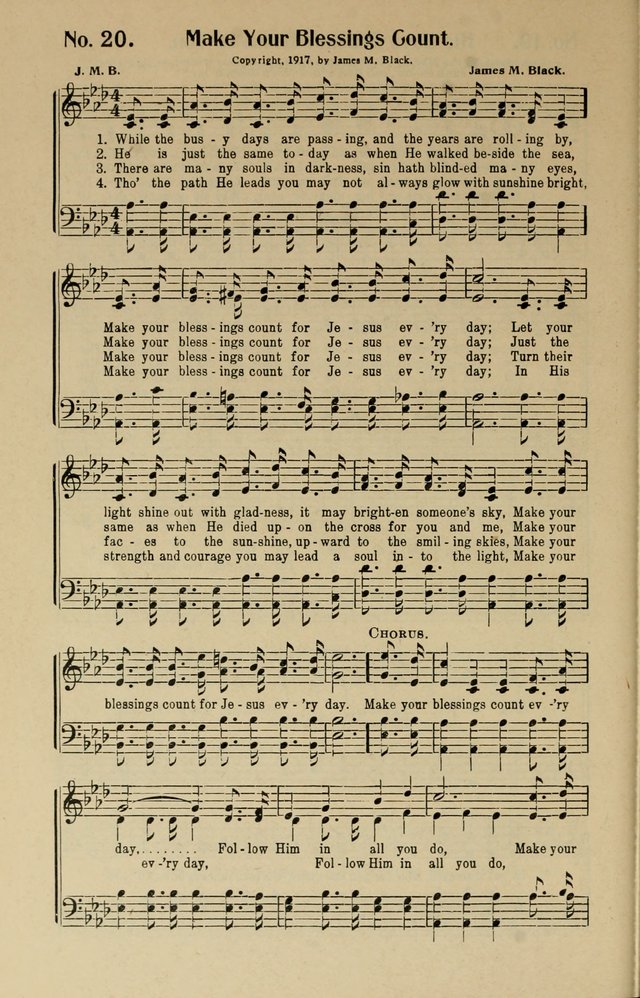 Songs of Help: for the Sunday school, evangelistic and church services page 20