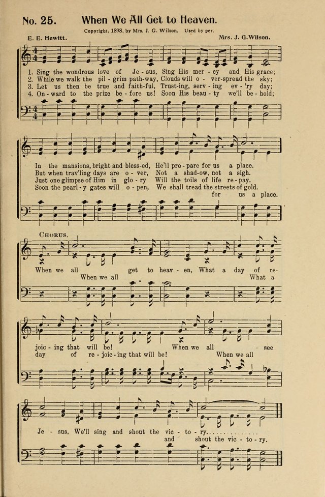 Songs of Help: for the Sunday school, evangelistic and church services page 25