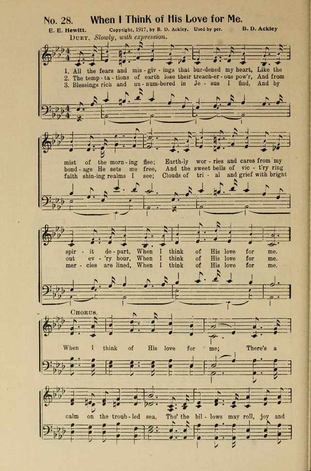 Songs of Help: for the Sunday school, evangelistic and church services page 28