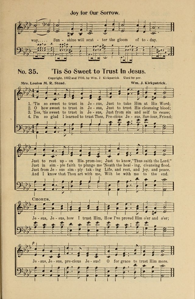 Songs of Help: for the Sunday school, evangelistic and church services page 35