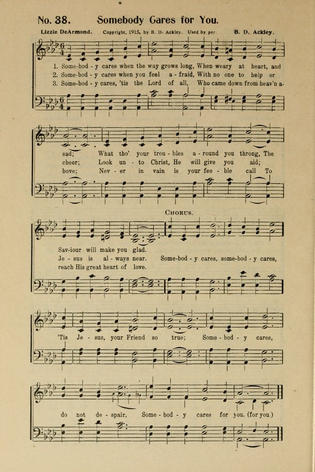 Songs of Help: for the Sunday school, evangelistic and church services page 38