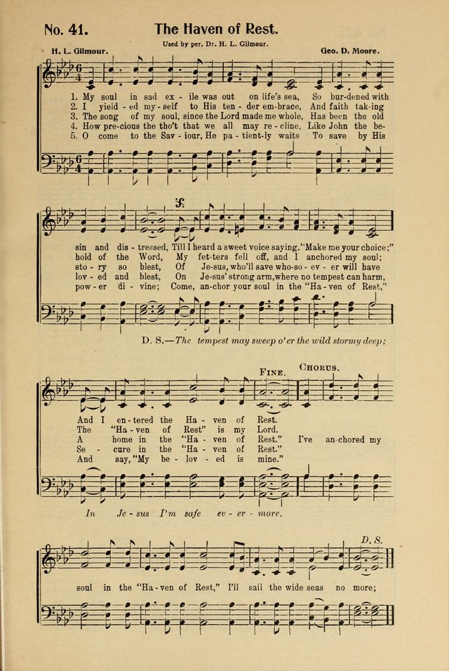 Songs of Help: for the Sunday school, evangelistic and church services page 41