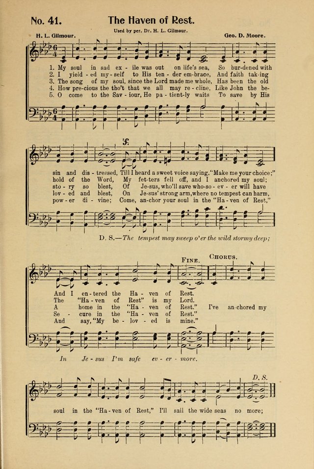 Songs of Help: for the Sunday school, evangelistic and church services page 41