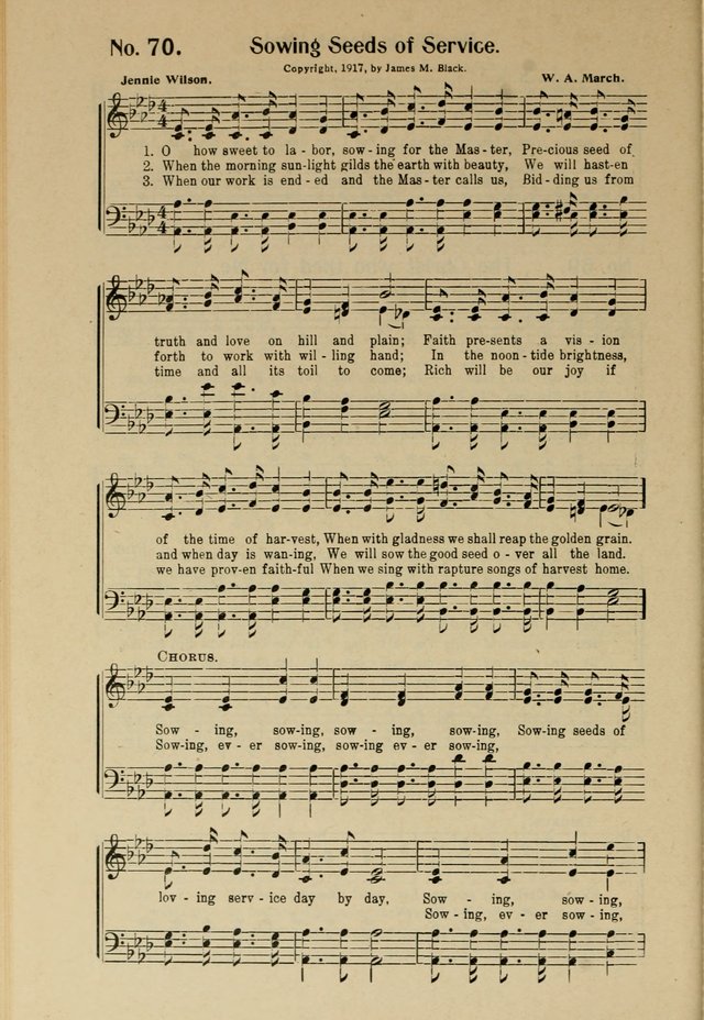 Songs of Help: for the Sunday school, evangelistic and church services page 70