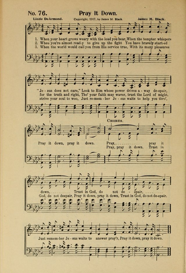 Songs of Help: for the Sunday school, evangelistic and church services page 76