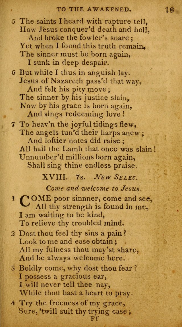 A Selection of Hymns and Spiritual Songs: designed (especially the former part) for the use of congregations as an appendix to Dr. Watt