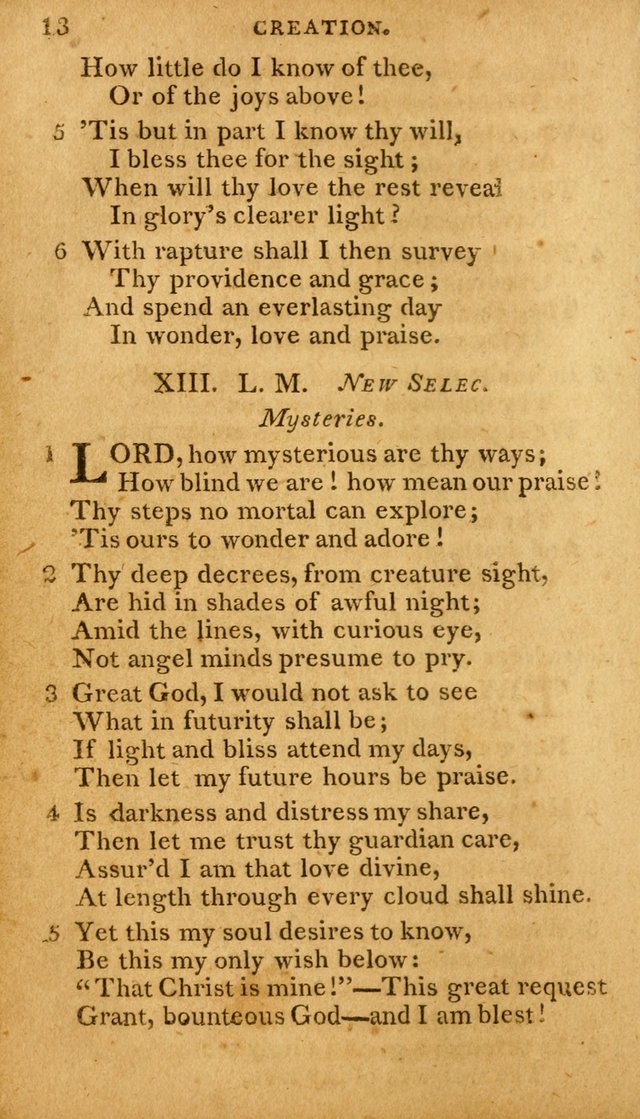 A Selection of Hymns and Spiritual Songs: designed (especially the former part) for the use of congregations as an appendix to Dr. Watt