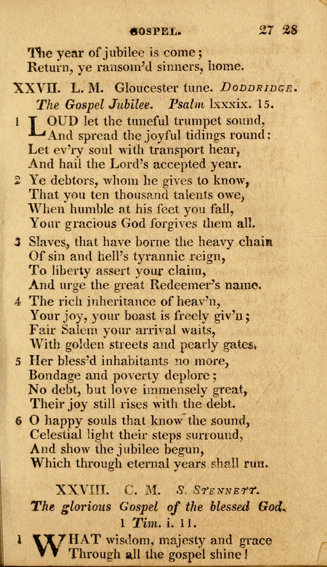 A Selection of Hymns and Spiritual Songs: in two parts, part I. containing the hymns; part II. containing the songs...(3rd ed. corr. and enl. by author) page 22