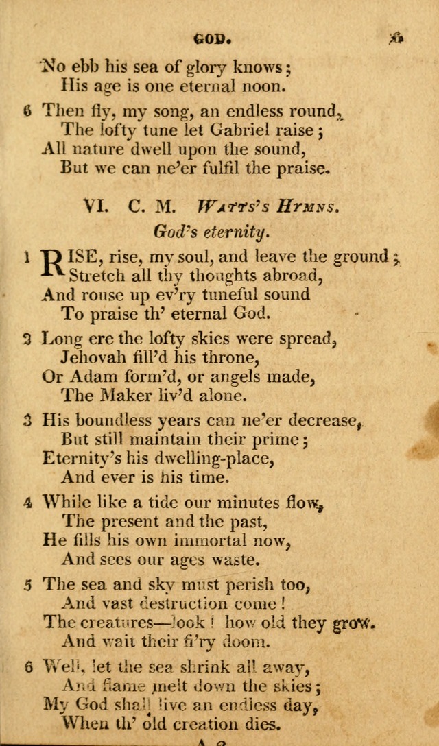 A Selection of Hymns and Spiritual Songs: in two parts, part I. containing the hymns; part II. containing the songs...(3rd ed. corr. and enl. by author) page 6