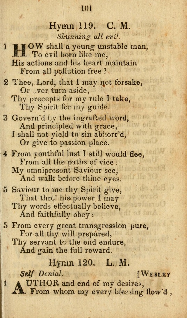 Selection of Hymns for the Sunday School Union of the Methodist Episcopal Church page 101