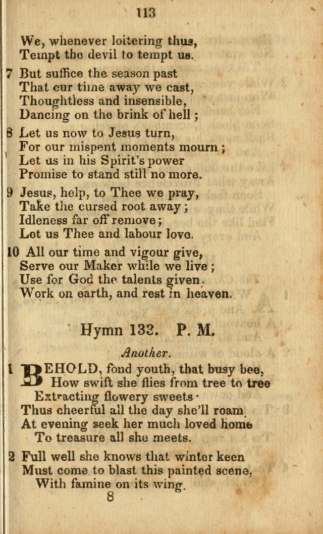 Selection of Hymns for the Sunday School Union of the Methodist Episcopal Church page 113