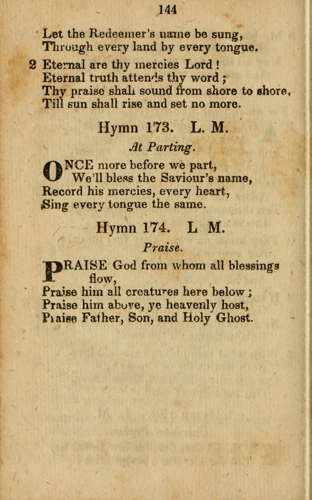 Selection of Hymns for the Sunday School Union of the Methodist Episcopal Church page 144