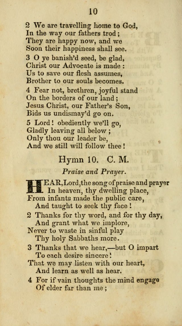 Selection of Hymns for the Sunday School Union of the Methodist Episcopal Church page 10