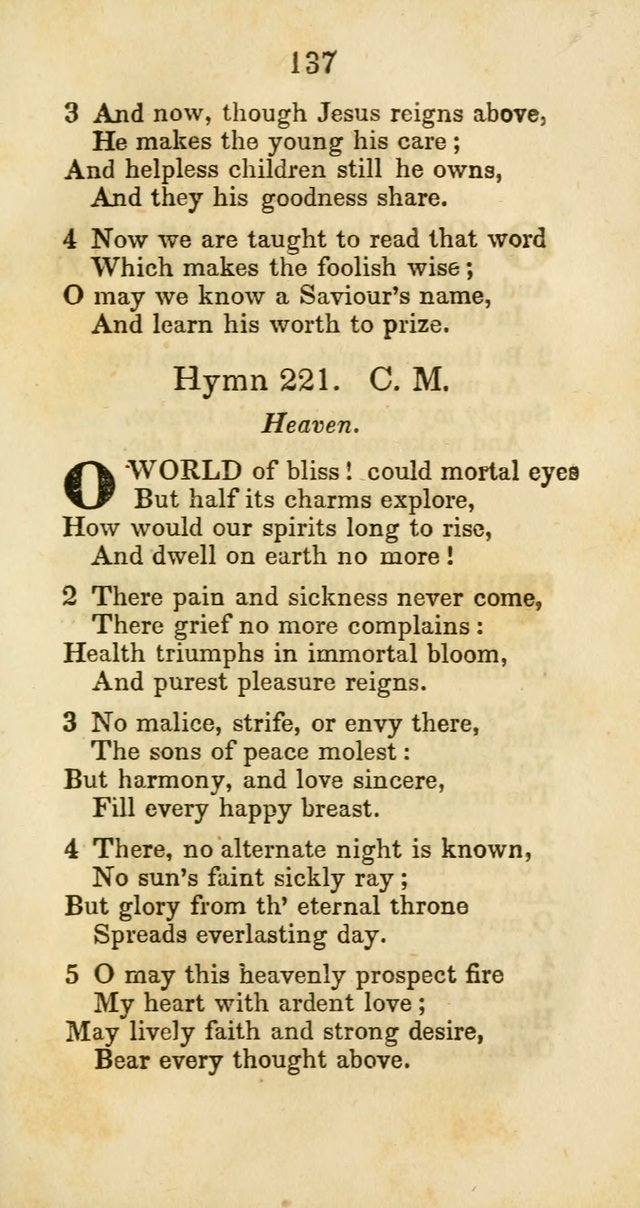 Selection of Hymns for the Sunday School Union of the Methodist Episcopal Church page 137