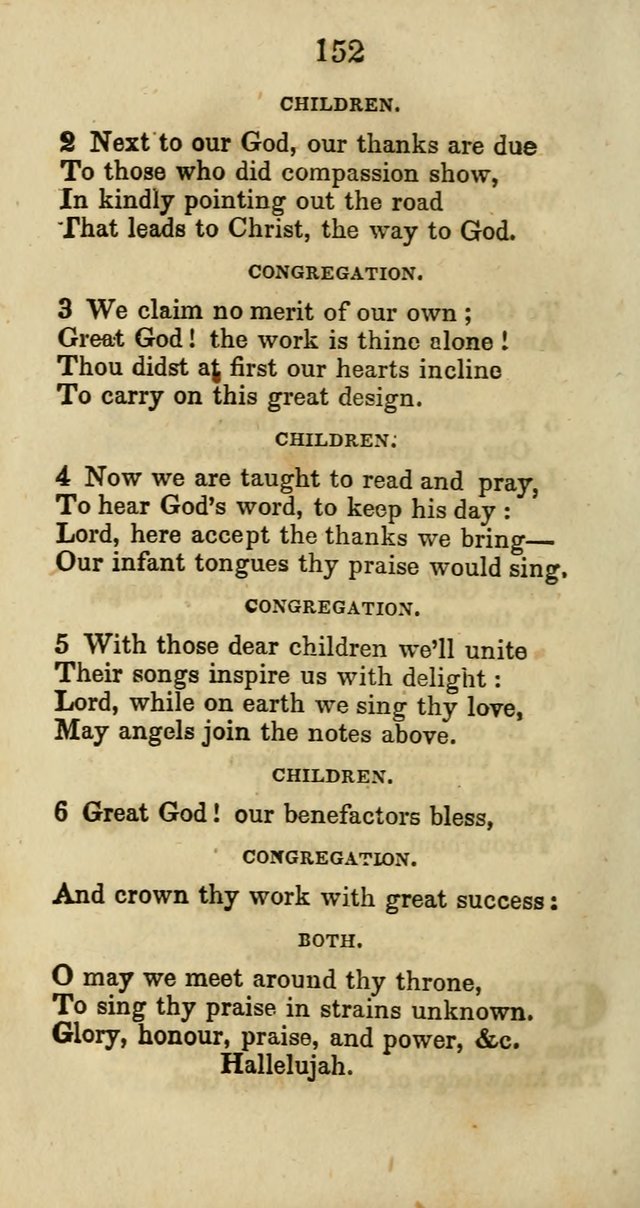 Selection of Hymns for the Sunday School Union of the Methodist Episcopal Church page 152