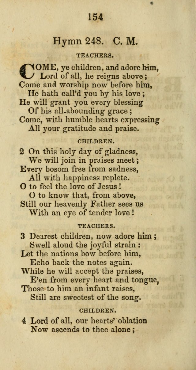 Selection of Hymns for the Sunday School Union of the Methodist Episcopal Church page 154