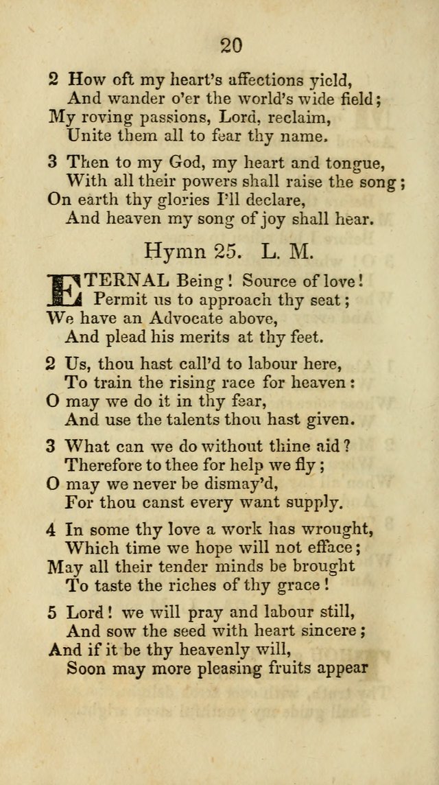 Selection of Hymns for the Sunday School Union of the Methodist Episcopal Church page 20