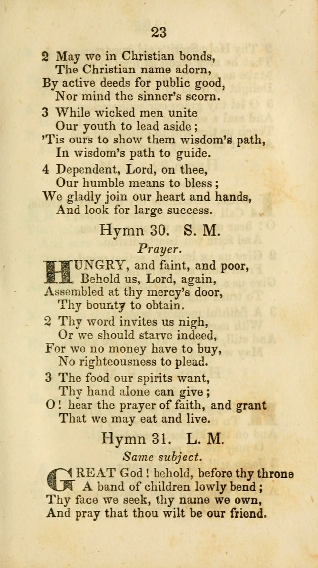 Selection of Hymns for the Sunday School Union of the Methodist Episcopal Church page 23
