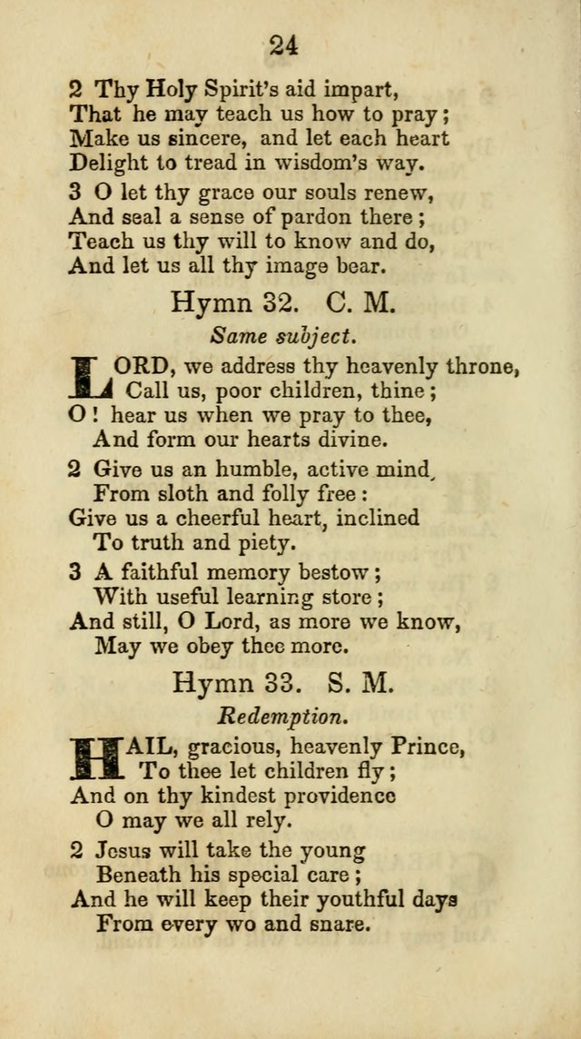 Selection of Hymns for the Sunday School Union of the Methodist Episcopal Church page 24