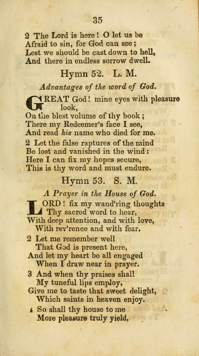 Selection of Hymns for the Sunday School Union of the Methodist Episcopal Church page 35